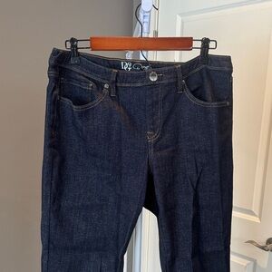 DG2 Sparkly Dark Blue Denim Women's Jeans